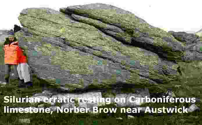 Description: Description: Description: Description: Description: Silurian erratic on top of Carboniferous limestone, Norber Brow near Austwick, Yorkshire Dales