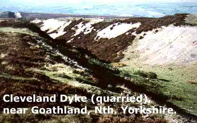 Description: Description: Description: Description: Description: Quarried Cleveland Dyke near Goathland, Nth. Yorkshire.